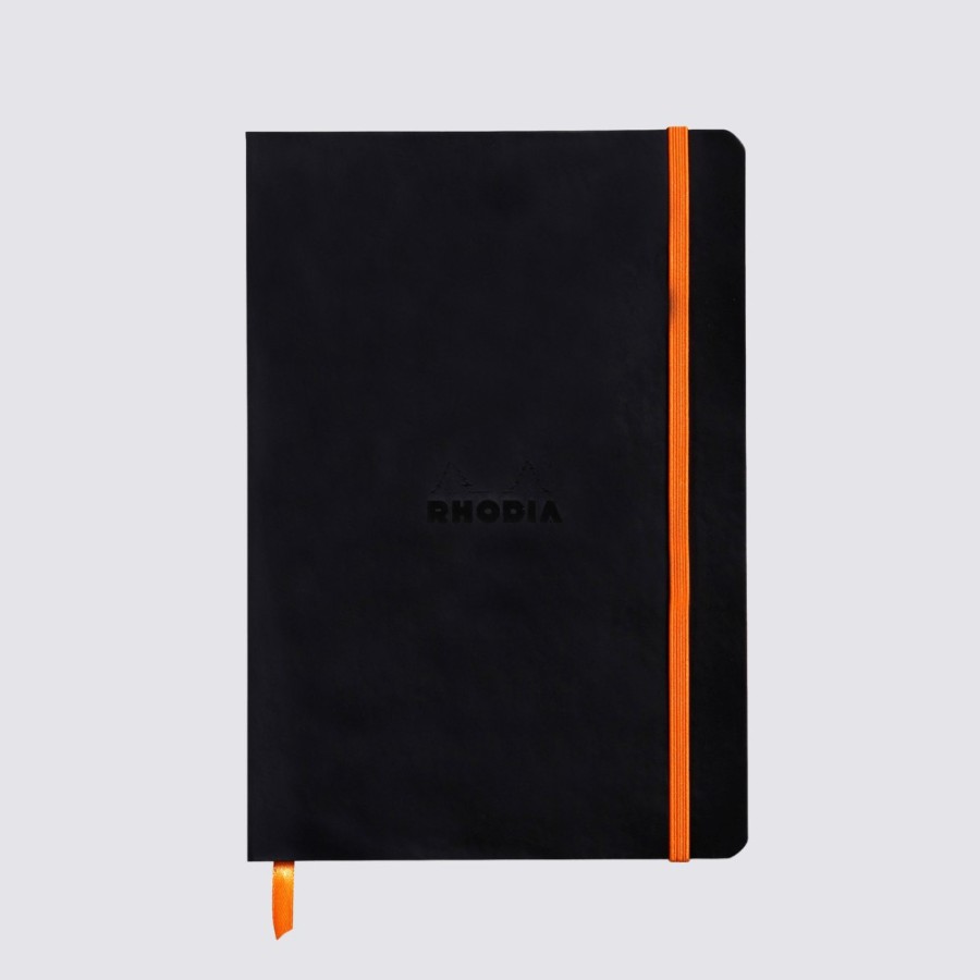 Edits Rhodia Monochrome Desk | Rhodiarama A5 Softcover - Black