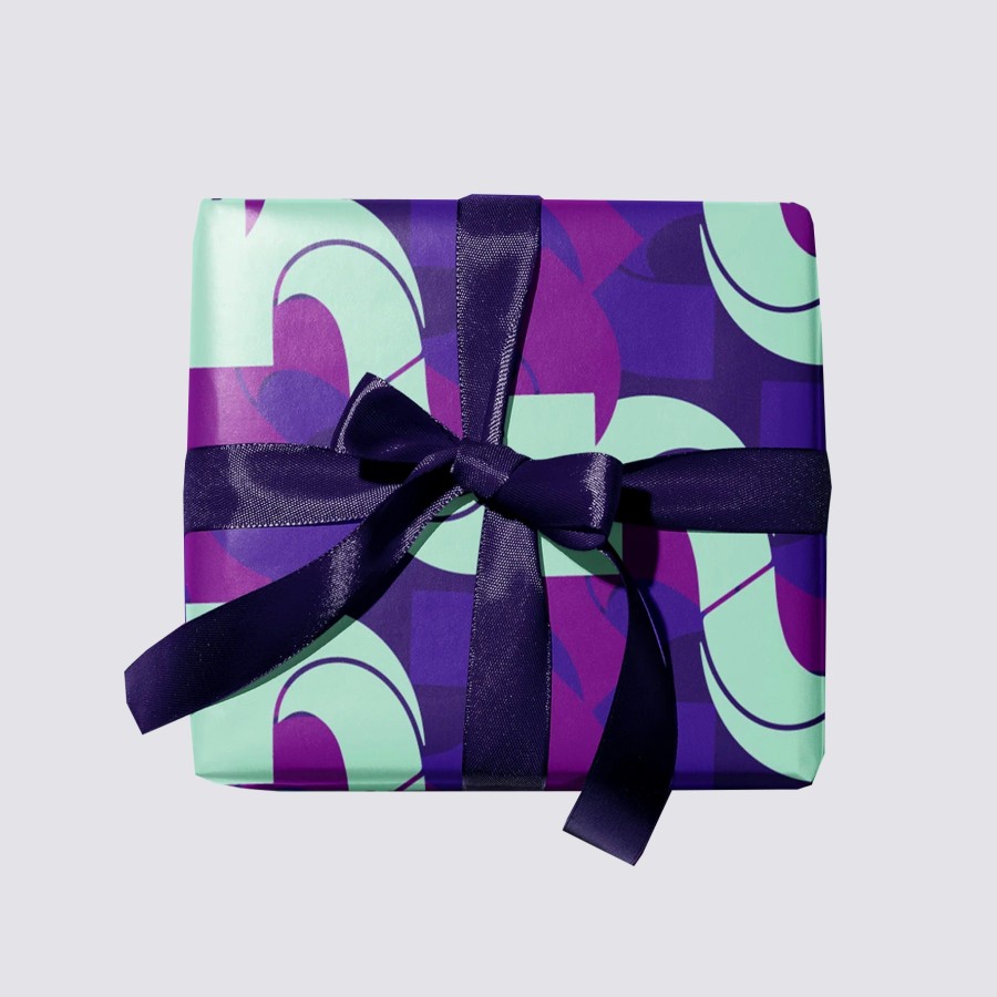 Edits Storigraphic Sustainable Edit | Gift Wrap - Boho Purple 5