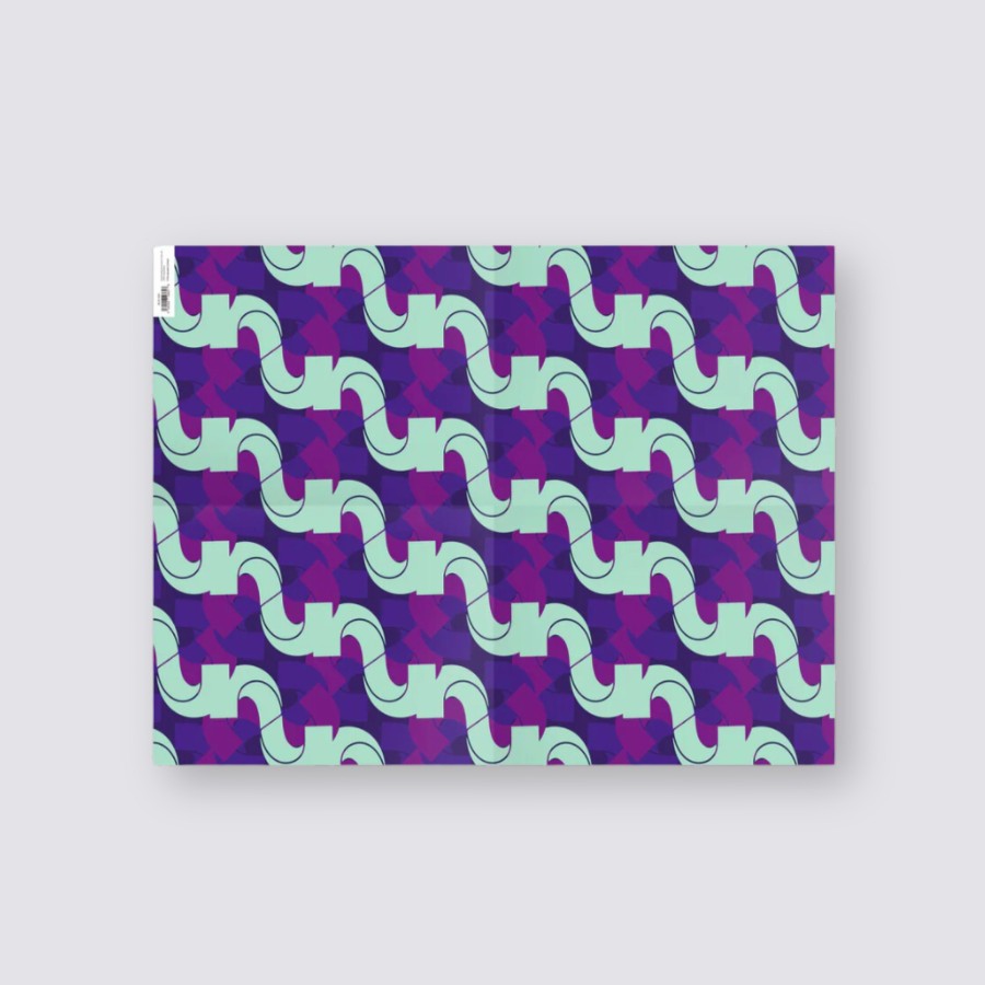 Edits Storigraphic Sustainable Edit | Gift Wrap - Boho Purple 5