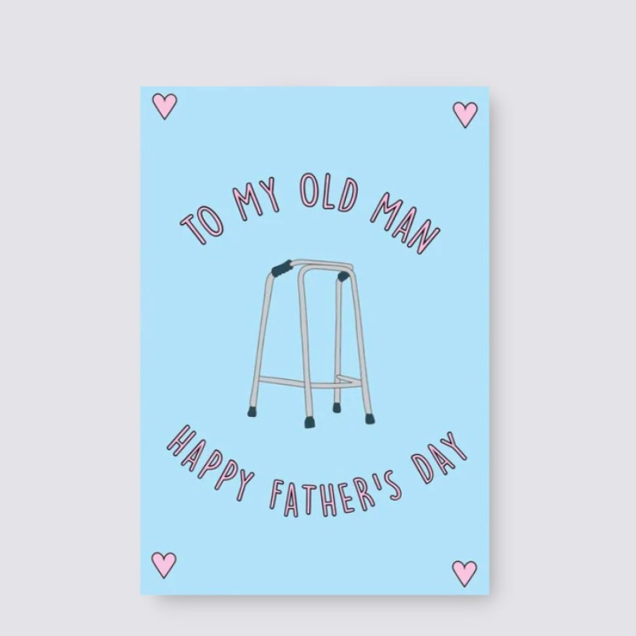 Greetings Cards Rumble Cards Father'S Day | To My Old Man