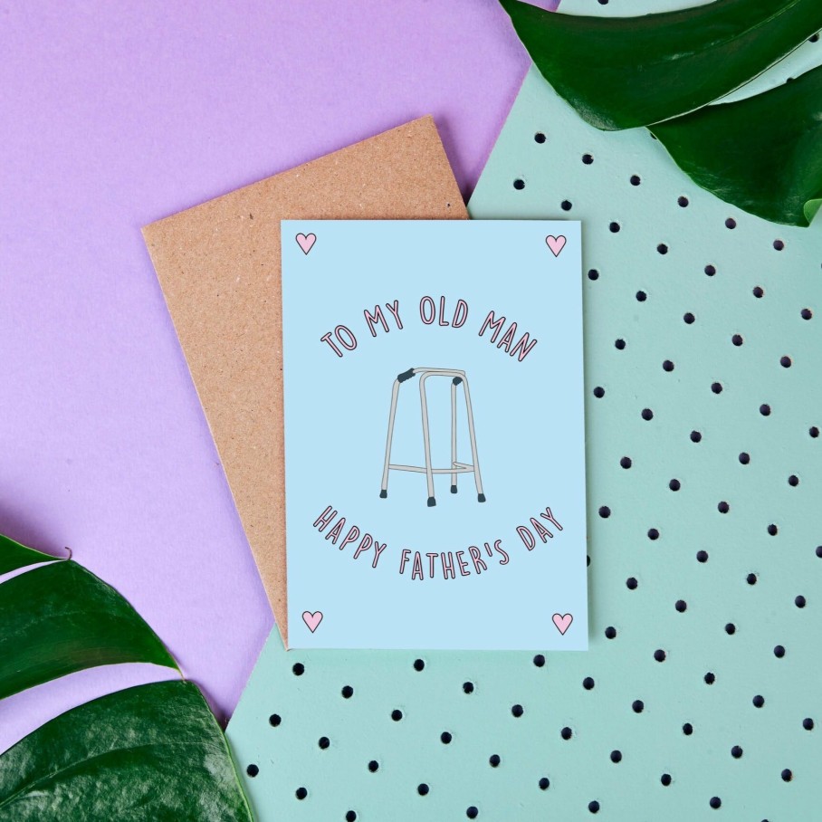 Greetings Cards Rumble Cards Father'S Day | To My Old Man