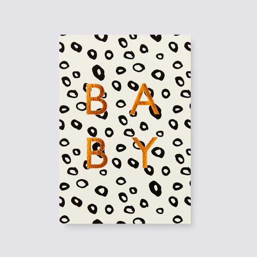 Greetings Cards Katie Leamon New Baby Cards | B&W Baby