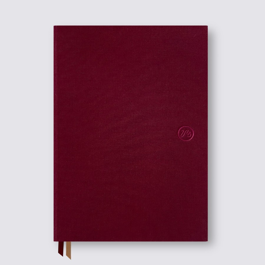 Edits Papersmiths Sustainable Edit | Clifton Notebook – Mulberry Red