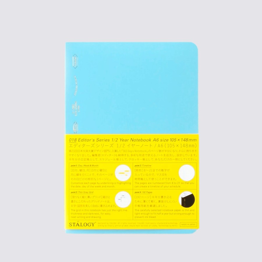 Notebooks Stalogy A6 Notebooks | 1/2 Year Notebook - A6