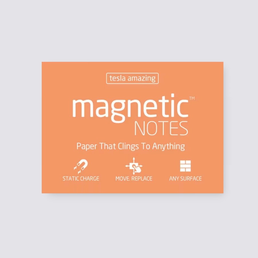 Stationery Tesla Amazing Sticky Notes | Magnetic Notes - Peach