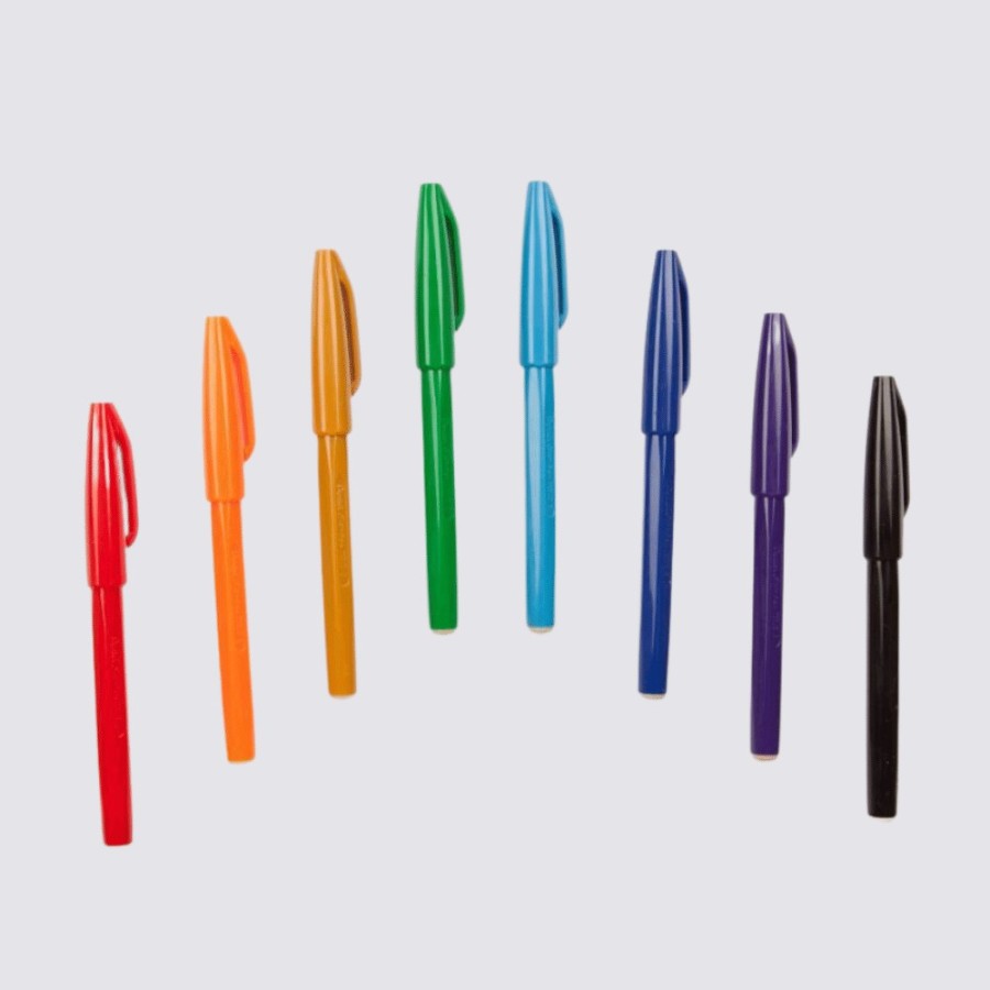 Stationery Pentel Artist Pens | Sign Pen - Set Of 10