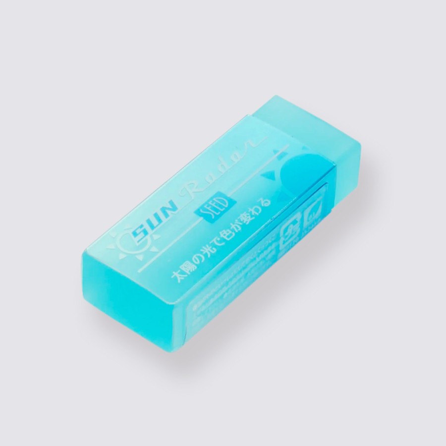 Stationery Seed Erasers | Colour Changing Eraser - Blue Green