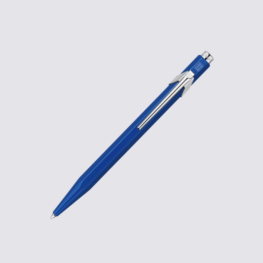 Stationery Caran d'Ache Ballpoint Pens | Classic Line 849 Ballpoint - Blue / Blue Ink