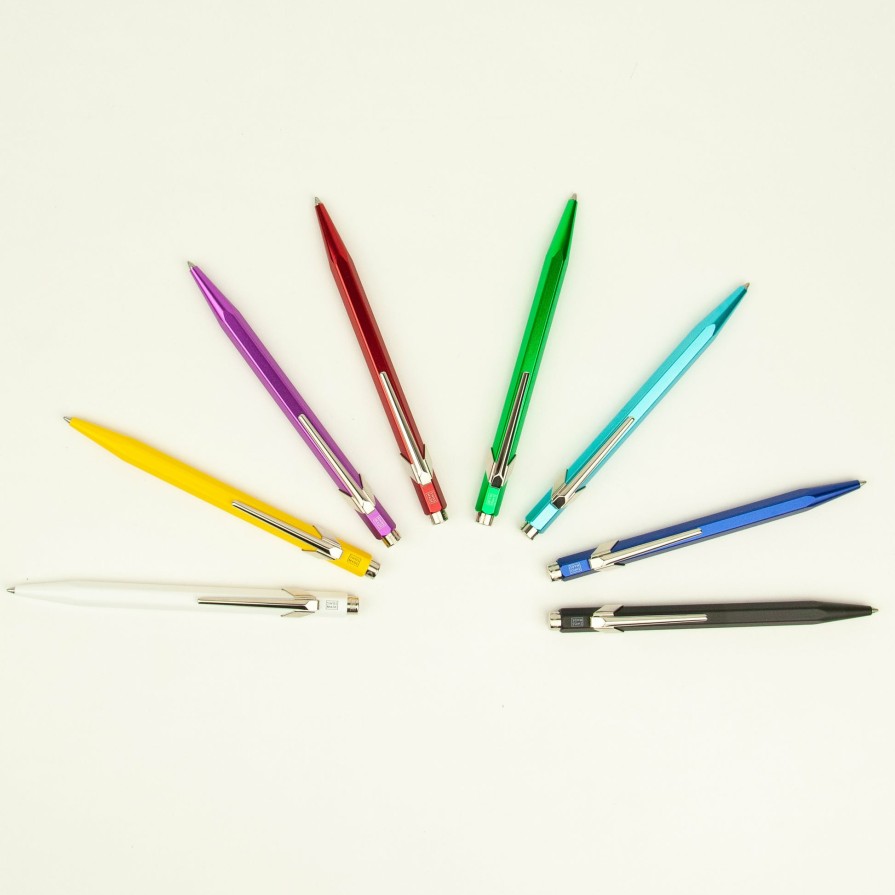 Stationery Caran d'Ache Ballpoint Pens | Classic Line 849 Ballpoint - Blue / Blue Ink