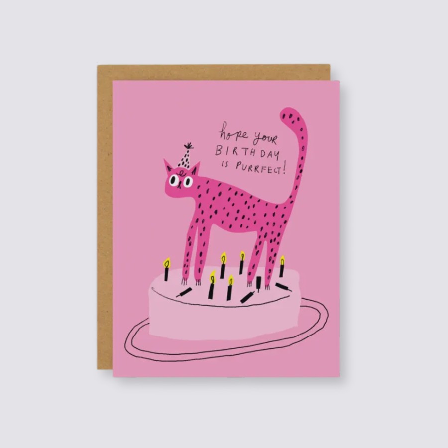 Greetings Cards Badger & Burke Birthday Cards | Purrfect Birthday