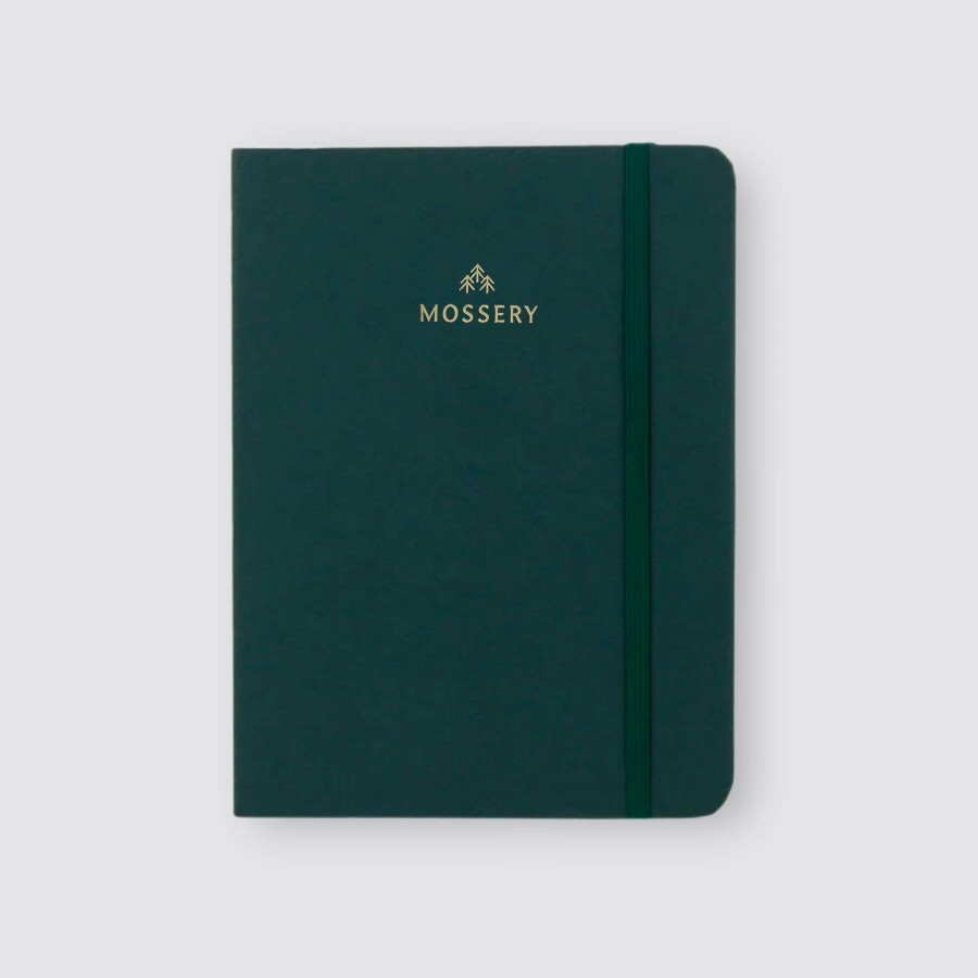 Diaries Mossery All Dated Diaries | 2024 Refillable Dated Diary - Plain Forest