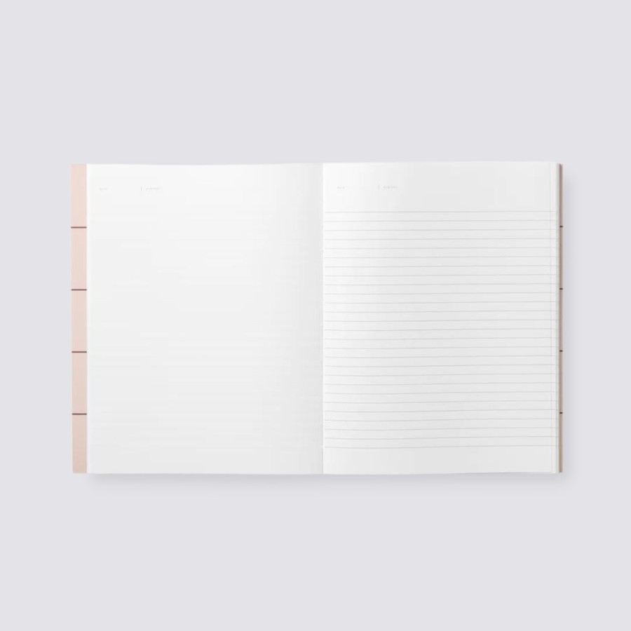 Notebooks Notem Softcover Notebooks | Uma Notebook In Ruled - Large / Rose Pink