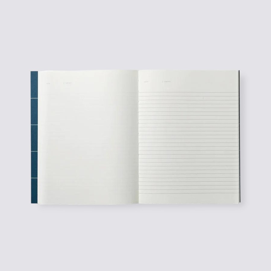 Notebooks Notem Ruled Notebooks | Uma Notebook In Ruled - Large / Dark Blue