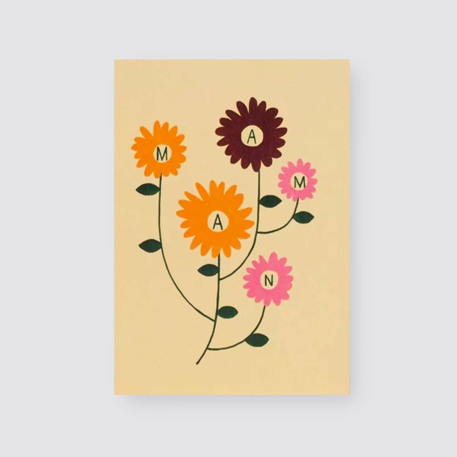 Greetings Cards Season Paper Mother'S Day | Floral Maman