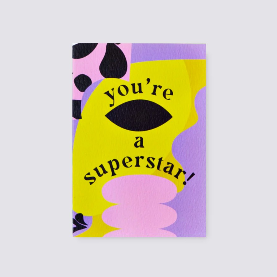 Greetings Cards The Completist Valentine'S Day Cards | Palm Springs Superstar Card