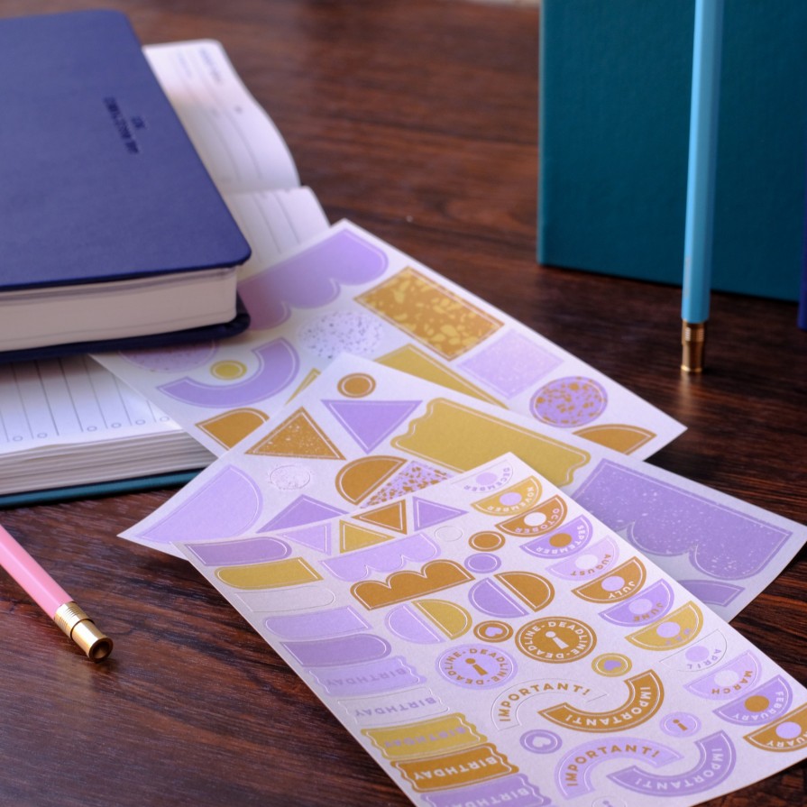 Stationery The Completist Stickers & Stamps | Orchard Sticker Set