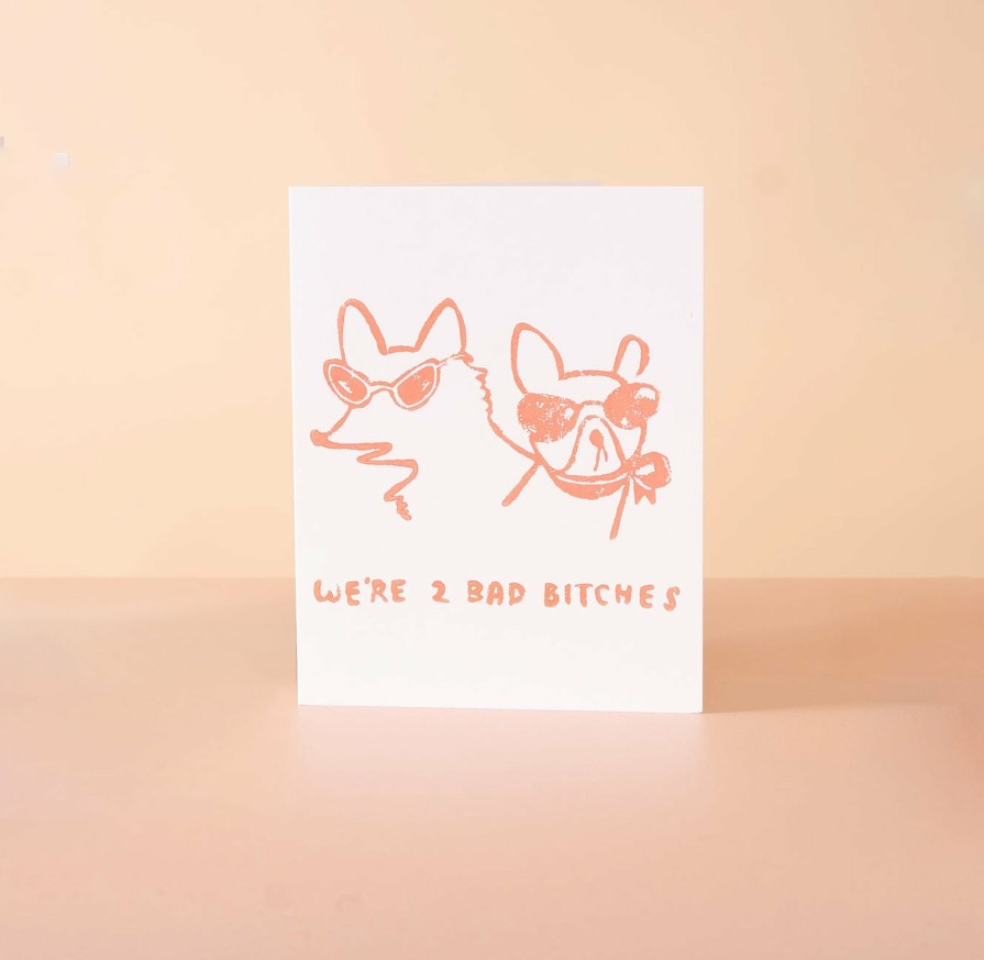 Greetings Cards Ghost Academy Love & Friendship Cards | 2 Bad Bitches