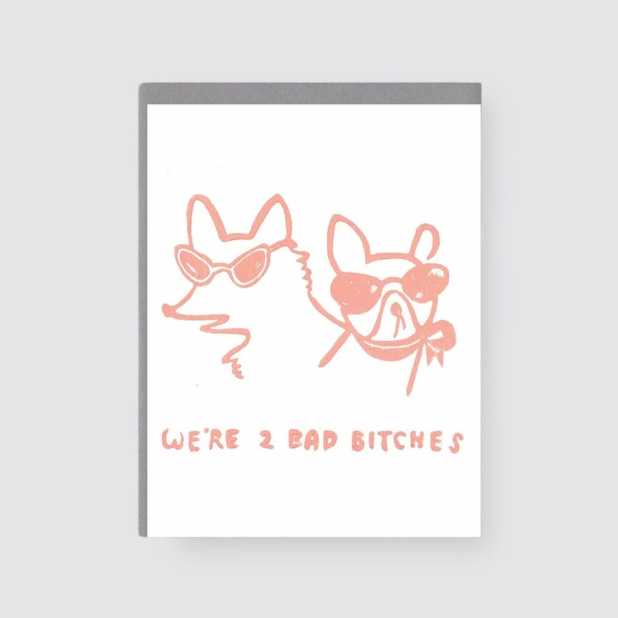 Greetings Cards Ghost Academy Love & Friendship Cards | 2 Bad Bitches