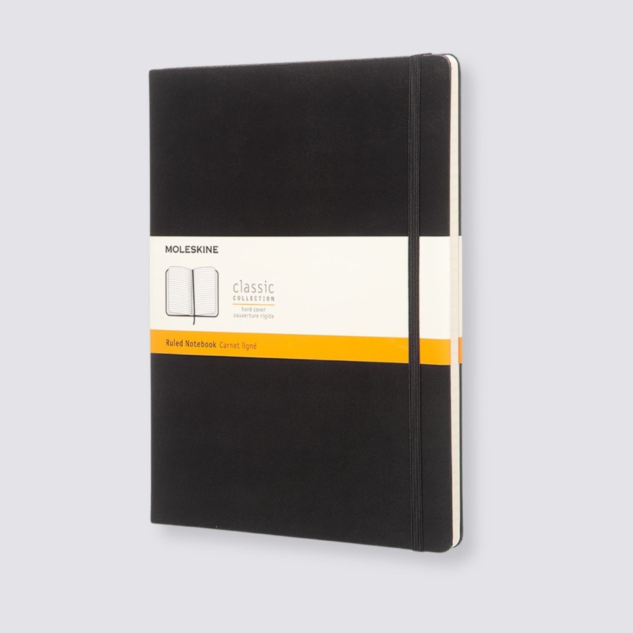 Notebooks Moleskine Ruled Notebooks | Extra-Large Hard Cover Notebook