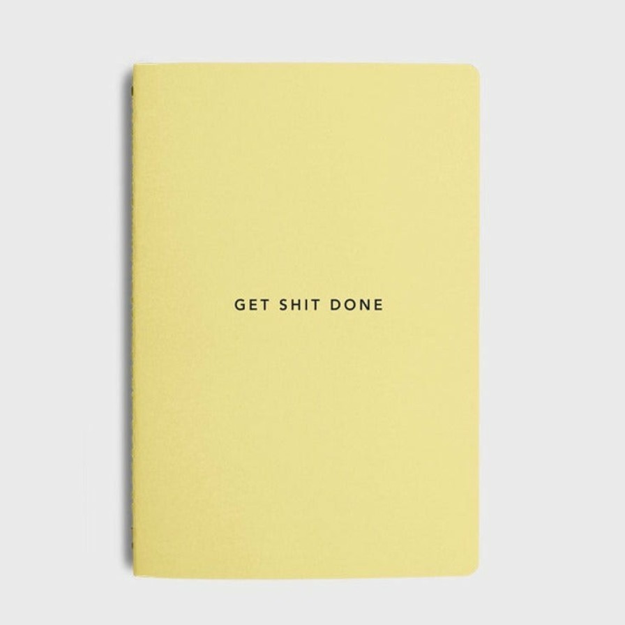 Edits MiGoals Self Development | Get Shit Done To-Do List Notebook - A5