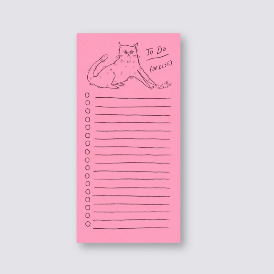 Diaries Badger & Burke To Do Pads | To Do Or Else Notepad