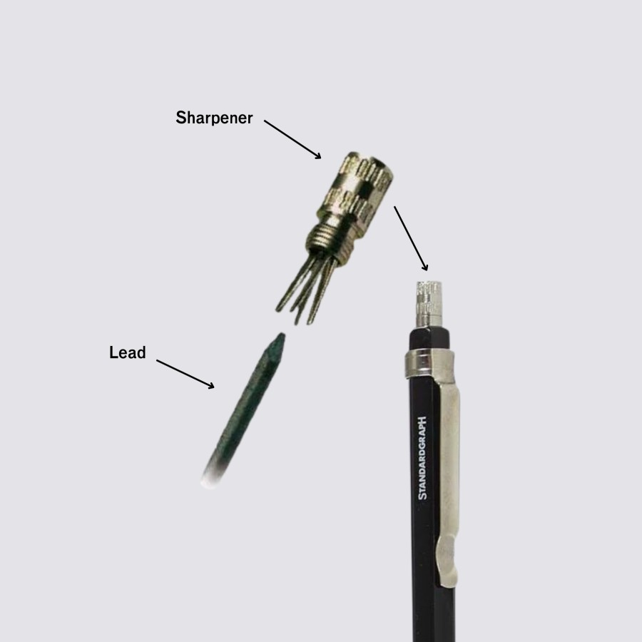 Stationery Standardgraph All Pencils | Pocket Mechanical Pencil - Green