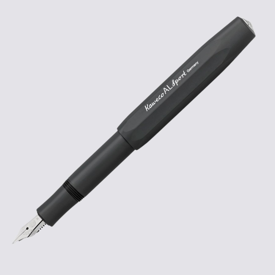 Stationery Kaweco Fountain Pens | Aluminium Sport Fountain Pen - Black