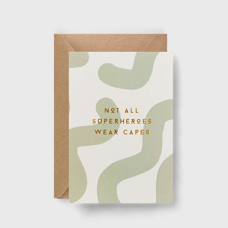 Greetings Cards Katie Leamon Mother'S Day | Not All Superheroes Wear Capes