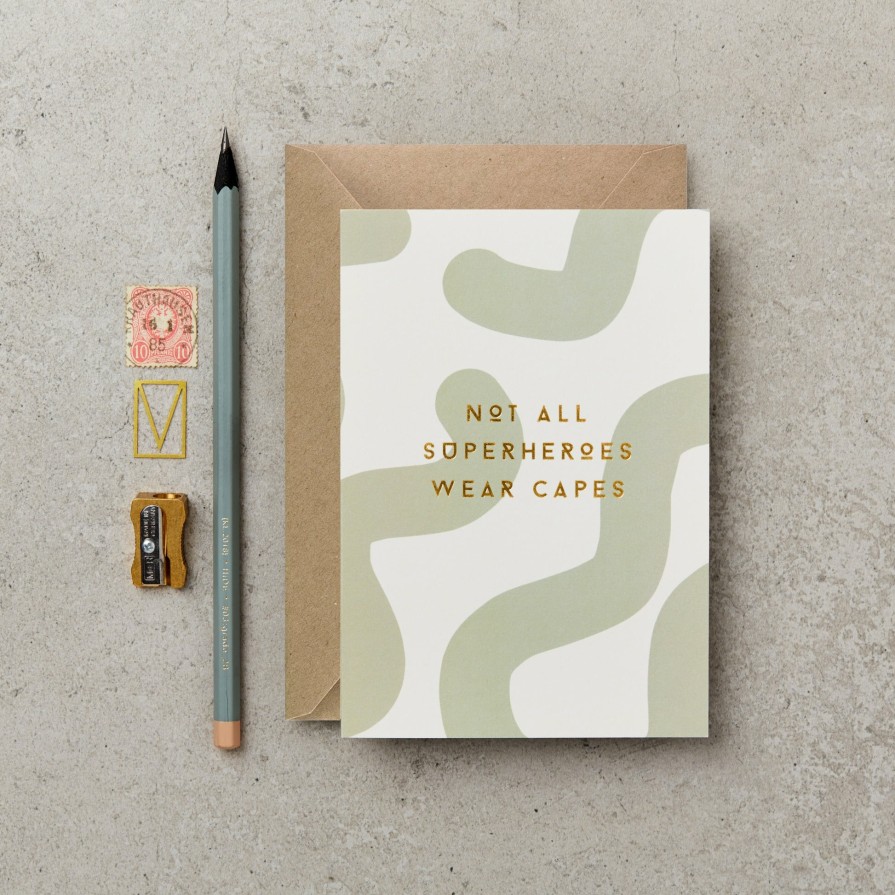 Greetings Cards Katie Leamon Mother'S Day | Not All Superheroes Wear Capes