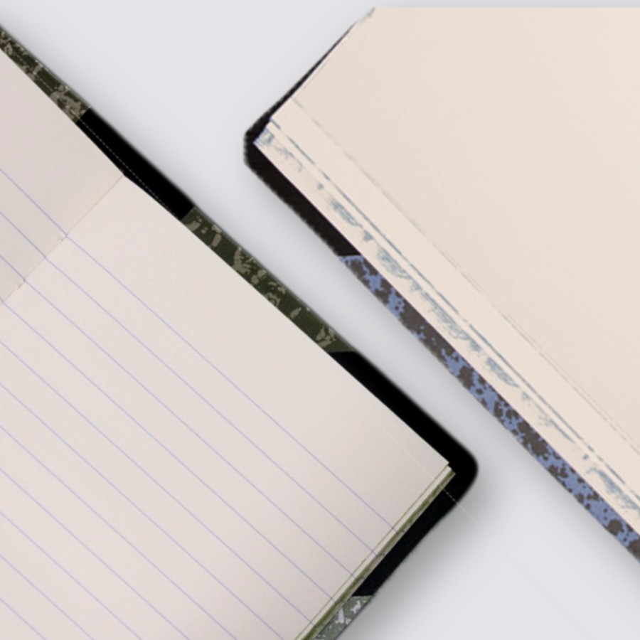 Notebooks Emilio Braga Plain Notebooks | Colour Cloud A6 Notebook - Green