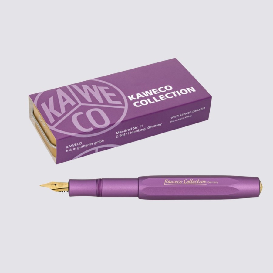 Edits Kaweco Papersmiths Picks | Aluminium Collection Fountain Pen - Vibrant Violet / Medium