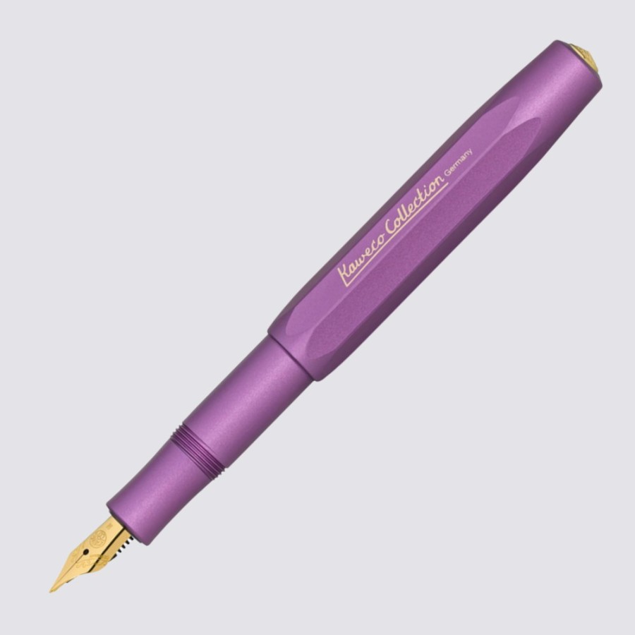 Edits Kaweco Papersmiths Picks | Aluminium Collection Fountain Pen - Vibrant Violet / Medium