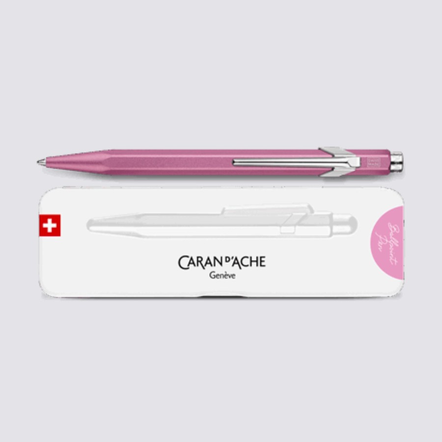 Stationery Caran d'Ache Ballpoint Pens | 849 Ballpoint Pen - Colormat-X Pink