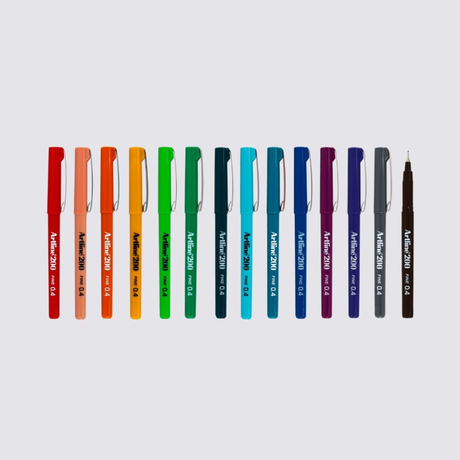 Stationery Artline Artist Pens | Artline 200 Fine 0.4 Pen