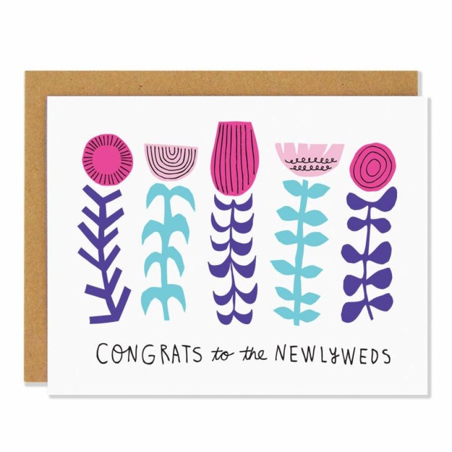 Greetings Cards Badger & Burke Wedding & Engagement Cards | Congrats To The Newlyweds