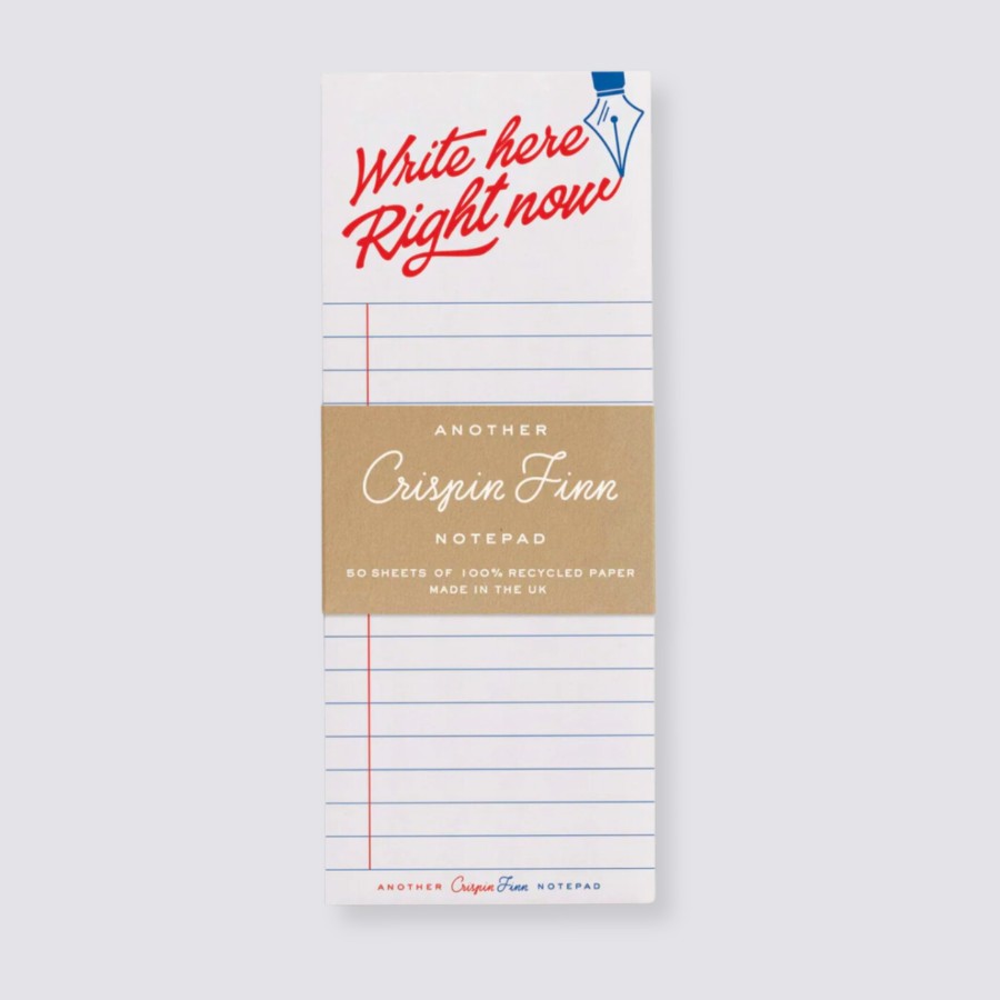 Diaries Crispin Finn To Do Pads | Write Here Right Now Notepad