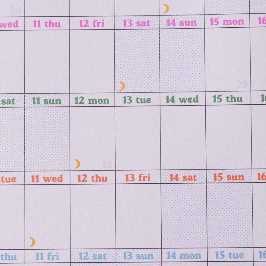 Edits Once Upon a Tuesday Sustainable Edit | 2024 Wall Planner - Landscape - This Is The Year