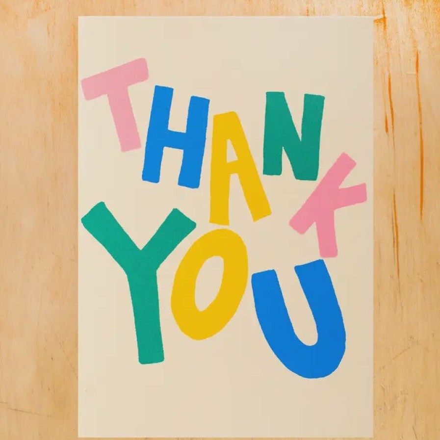 Greetings Cards Alphabet Studios Thank You Cards | Wobbly Thank You - Set Of 6