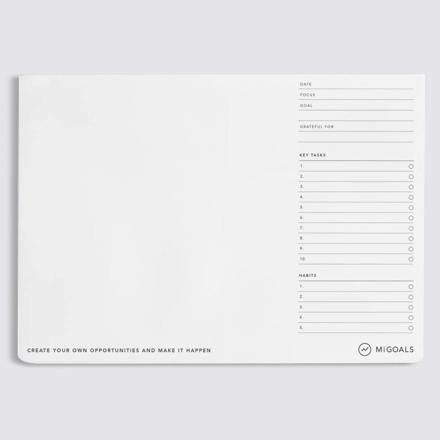 Diaries MiGoals Desktop Planners | Creative Desk Pad