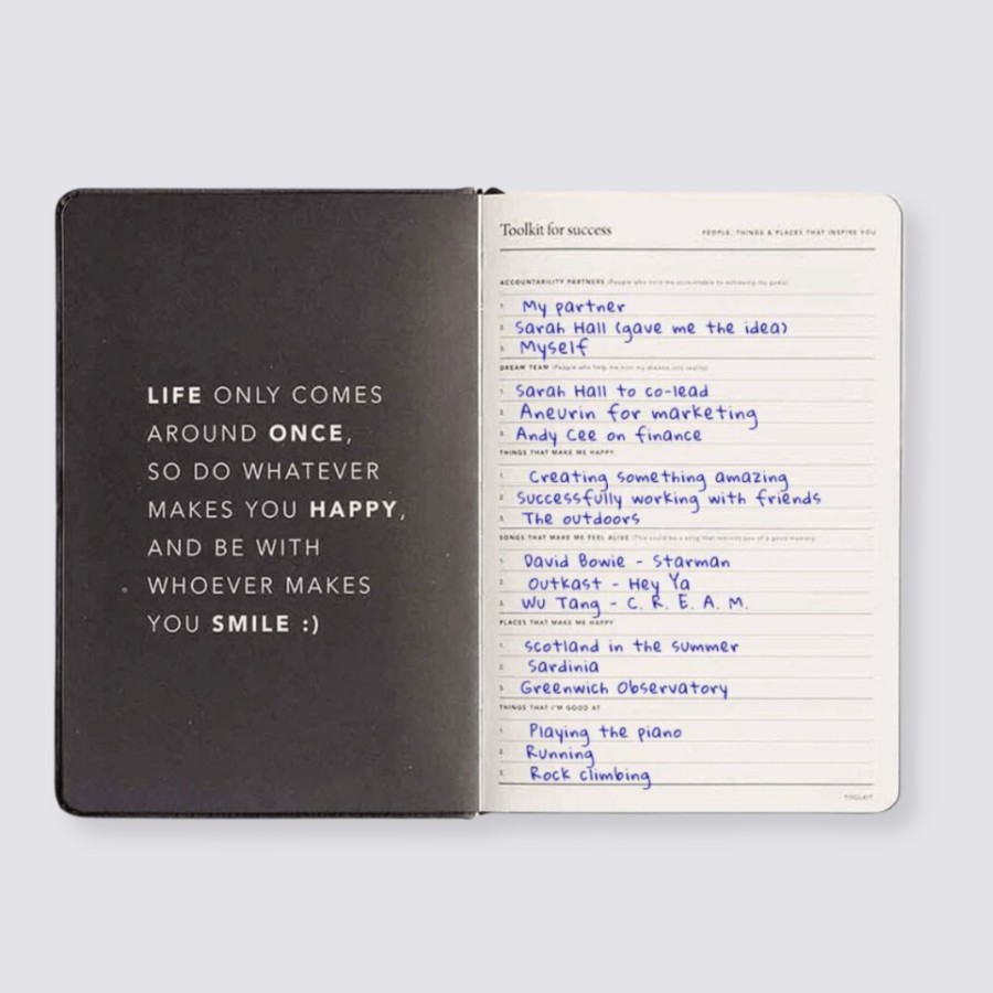 Diaries MiGoals Purpose & Goal Journals | Goals Journal - Sand