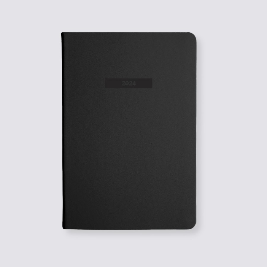 Diaries MiGoals 2024 Diaries | 2024 Weekly Spread Diary - Black