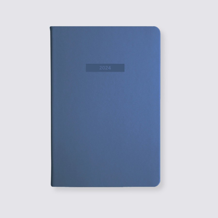 Diaries MiGoals Weekly Diaries | 2024 A5 Weekly Notes Diary - Element Blue