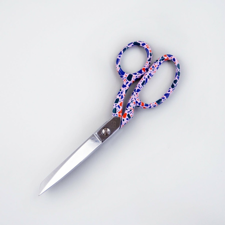 Edits The Completist Papersmiths Picks | Patterned Scissors - Terrazzo