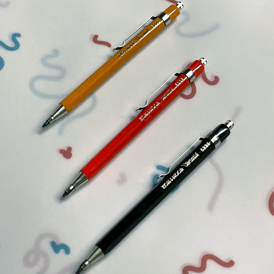 Stationery Koh-i-noor Mechanical Pencils | Pocket Mechanical Pencil - Red