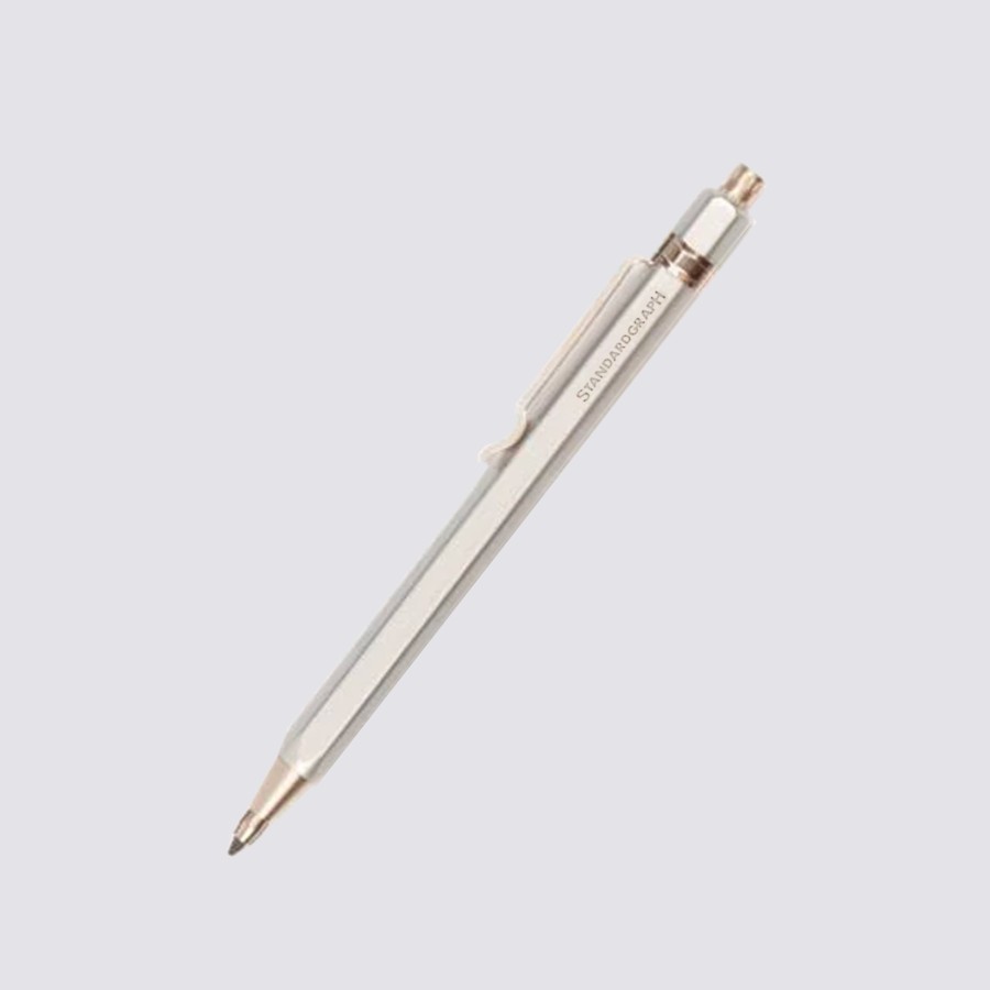 Stationery Standardgraph Mechanical Pencils | Pocket Mechanical Pencil - Silver