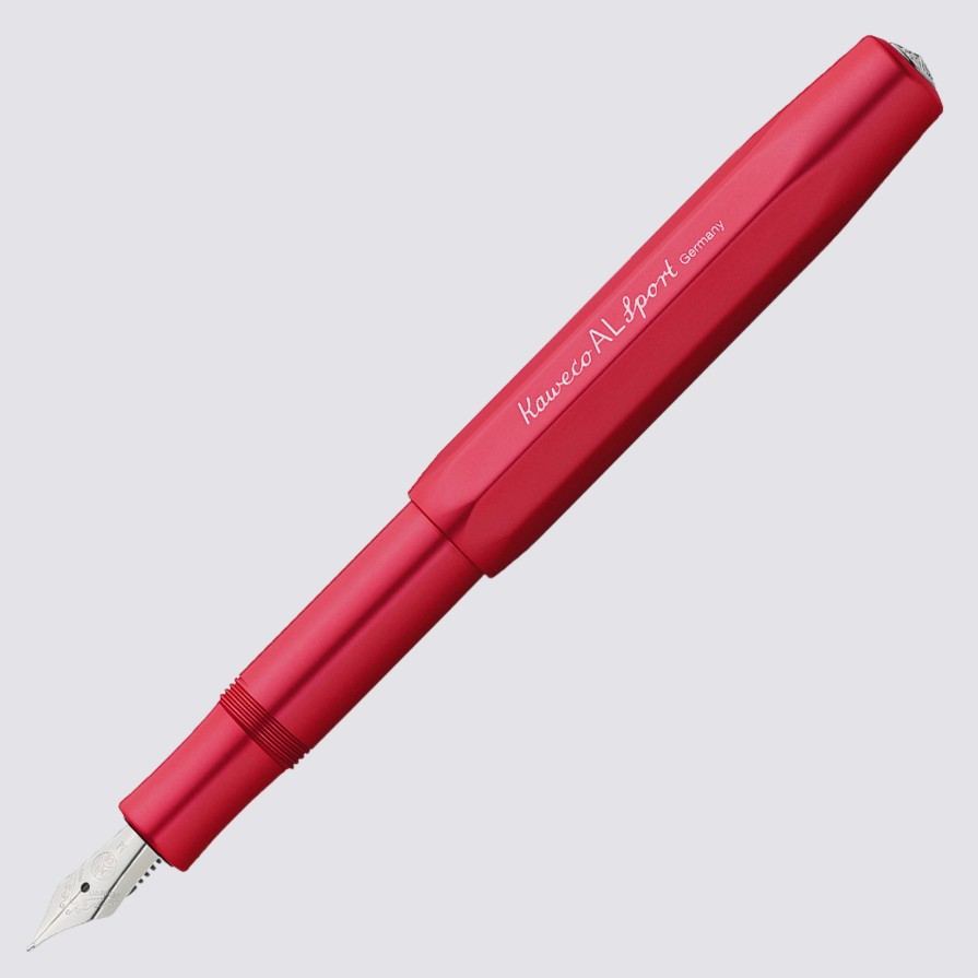 Stationery Kaweco Fountain Pens | Aluminium Sport Fountain Pen - Deep Red