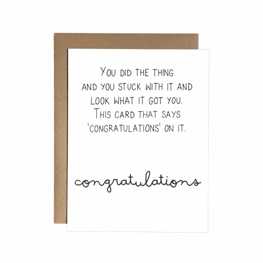 Greetings Cards Chateau Blanche Congratulations & Well Done Cards | This Card Says Congratulations