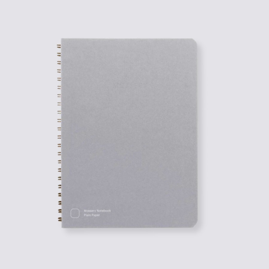 Notebooks Mossery Plain Notebooks | Wirebound Refill - Plain