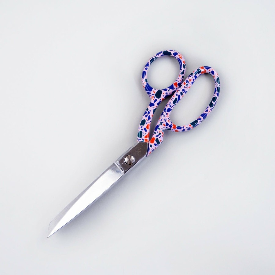 Stationery The Completist Scissors | Patterned Scissors - Terrazzo