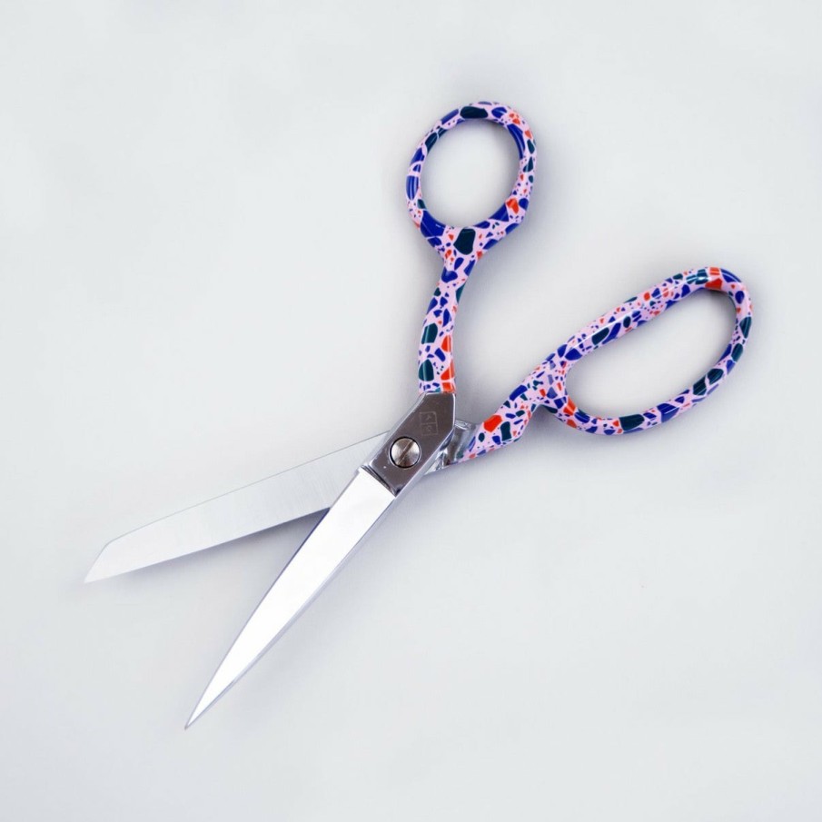 Stationery The Completist Scissors | Patterned Scissors - Terrazzo